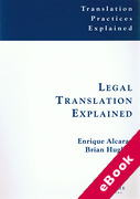 Cover of Legal Translation Explained (eBook)