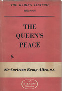 Cover of The Hamlyn Lectures: The Queen's Peace