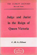 Cover of The Hamlyn Lectures: Judge and Jurist in the Reign of Queen Victoria