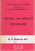 Cover of The Hamlyn Lectures: Lawyer and Litigant in England