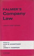 Cover of Palmer's Company Law 21st ed: Volume 1 - The Treatise