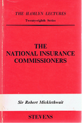 Cover of The Hamlyn Lectures: The National Insurance Commissioners