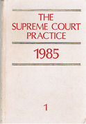 Cover of The Supreme Court Practice 1985 (The White Book)