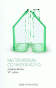 Cover of Matrimonial Conveyancing