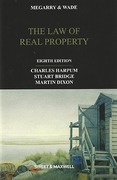 Cover of Megarry &#38; Wade: The Law of Real Property