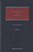 Cover of Judicial Remedies in Public Law