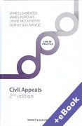 Cover of Civil Appeals: Principle and Procedure (Book &#38; eBook Pack)