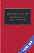 Cover of Lowndes &#38; Rudolf: The Law of General Average and the York-Antwerp Rules (Book &#38; eBook Pack)