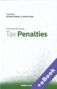 Cover of Tax Penalties: A Practitioner's Guide (Book &#38; eBook Pack)