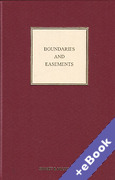 Cover of Boundaries and Easements (Book &#38; eBook Pack)