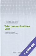 Cover of Telecommunications Law (Book &#38; eBook Pack)