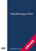 Cover of IDS Handbook: Whistleblowing at Work 2018 (eBook)