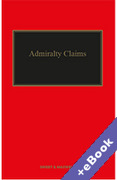 Cover of Admiralty Claims (Book &#38; eBook Pack)