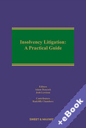 Cover of Insolvency Litigation: A Practical Guide (Book &#38; eBook Pack)