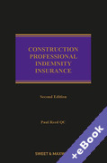 Cover of Construction Professional Indemnity Insurance (Book &#38; eBook Pack)