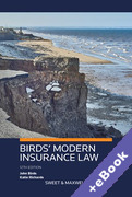 Cover of Birds' Modern Insurance Law (Book &#38; eBook Pack)