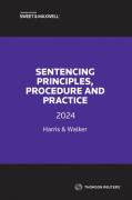Cover of Sentencing Principles, Procedure and Practice 2024
