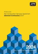 Cover of JCT Pre-Construction Services Agreement (General Contractor) 2024 (PCSA)