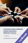 Cover of A Practical Guide to Effective Dispute Resolution: Methods &#38; Clauses (Book &#38; eBook Pack)