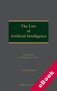 Cover of The Law of Artificial Intelligence (eBook)
