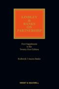 Cover of Lindley &#38; Banks on Partnership 21ed: 1st Supplement