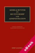 Cover of Kerr &#38; Hunter on Receivership and Administration (eBook)