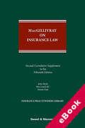 Cover of MacGillivray on Insurance Law: Relating to all Risks Other than Marine 15th ed: 2nd Supplement (eBook)