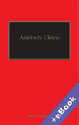 Cover of Admiralty Claims (Book &#38; eBook Pack)