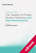 Cover of The Taxation of Private Pension Schemes and their Beneficiaries (eBook)