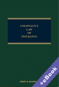 Cover of Colinvaux's Law of Insurance 13th ed with 2nd Supplement (Book &#38; eBook Pack)