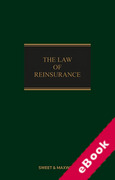 Cover of The Law of Reinsurance in England and Bermuda (eBook)