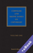 Cover of Copinger and Skone James on Copyright (Book &#38; eBook Pack)