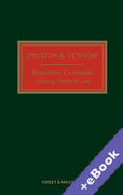 Cover of Preston &#38; Newsom: Restrictive Covenants Affecting Freehold Land (Book &#38; eBook Pack)