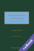 Cover of Sale of Shares and Businesses: Law, Practice and Agreements (Book &#38; eBook Pack)