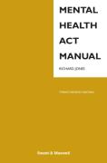 Cover of Mental Health Act Manual