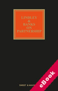 Cover of Lindley &#38; Banks on Partnership 21ed with 1st Supplement (eBook)