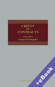 Cover of Chitty on Contracts 35th ed: Volumes 1 &#38; 2 with 1st Supplement (Book &#38; eBook Pack)