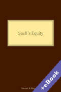 Cover of Snell's Equity (Book &#38; eBook Pack)