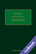 Cover of Gale on Easements (Book &#38; eBook Pack)