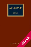 Cover of Archbold: Criminal Pleading, Evidence and Practice 2025 (eBook)