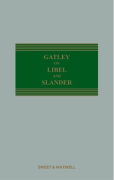 Cover of Gatley on Libel and Slander