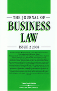 Cover of The Journal of Business Law: Issues Only