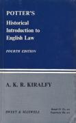 Cover of Potter's Historical Introduction to English Law and Its Institutions