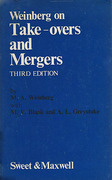Cover of Weinberg on Take-overs and Mergers 3rd ed