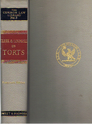 Cover of Clerk & Lindsell on Torts 14th ed