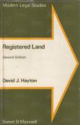 Cover of Modern Legal Studies: Registered Land