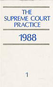 Cover of The Supreme Court Practice 1988 (The White Book)