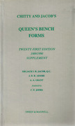 Cover of Chitty & Jacob's Queen's Bench Forms 21st ed: 2nd Supplement