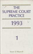 Cover of The Supreme Court Practice 1993 (The White Book )