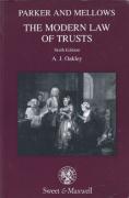 Cover of Parker and Mellows: The Modern Law of Trusts 6th ed
